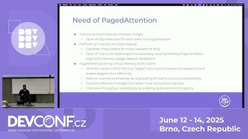 PagedAttention: Revolutionizing LLM Inference with Efficient Memory Management - DevConf.CZ 2025