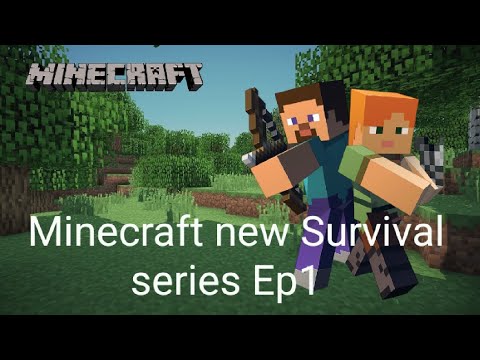 My First video and my new minecraft survival series Ep1 - YouTube