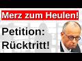 Rücktritt Merz! CDU Politiker wollen Entscheidung! Petition!