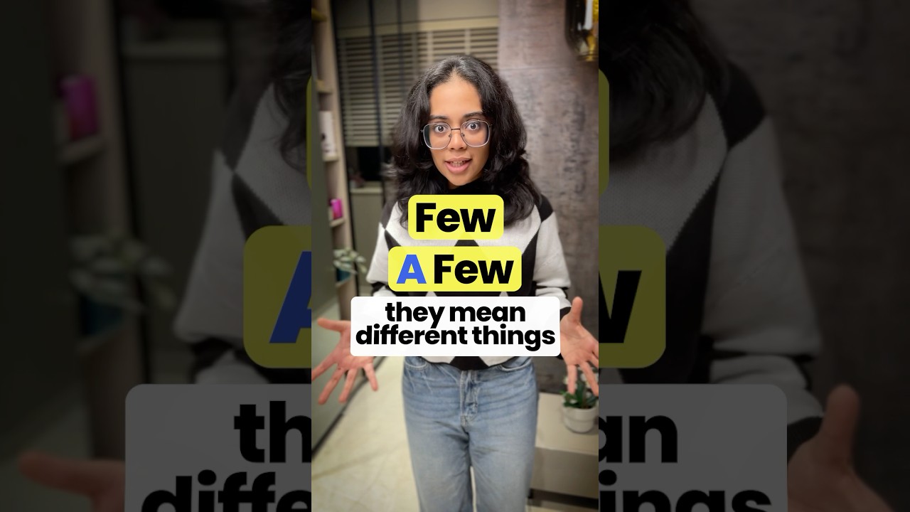 🎯 Few против A Few | Разница вас шокирует! | Английская грамматика стала проще 