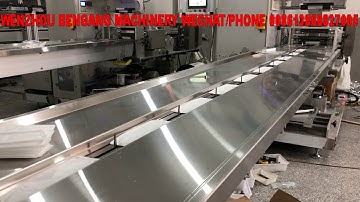 automatic Multi function KF94 4 side seal packing machine with round hole