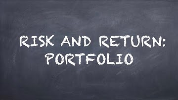Risico en rendement: portefeuille【Dr. Deric】