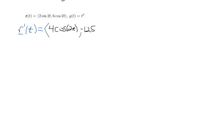 Chain Rule with Vector Valued Function