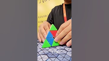 All of My Official Sub-2 Pyraminx Solves in Beijing and Bangkok #Shorts