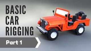 Blender Malayalam BASIC CAR RIGGING   Part 1