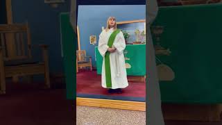Deacon Donna ending service in a good way