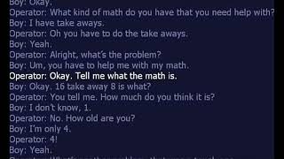 4 year old calls 911 for help with math
