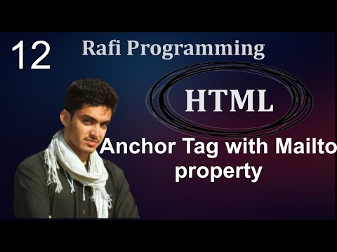 Anchor tag with mailto property || automatically sending email with web page with anchor tag.