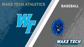Wake Tech Baseball vs. Cleveland #1