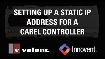 Carel Static IP Address Setup