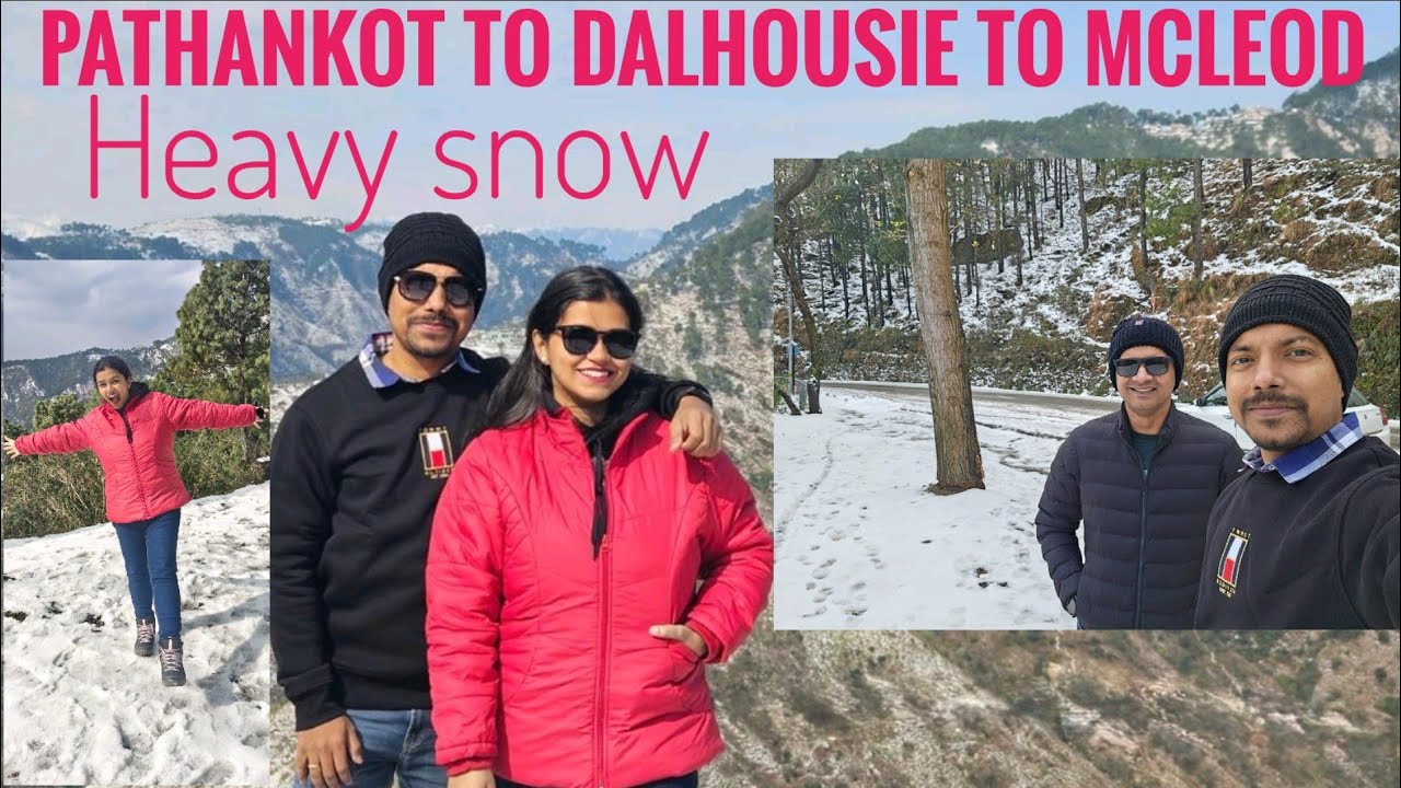 Our CAR Couldnt reach DaLHouSie due TO SnoW🌨 Beauty on road ☃️ to McLeod ❄️🏔Ep2 Himachal Series