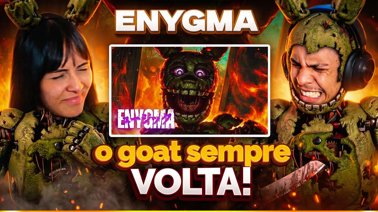 ENYGMA: Sua Agonia | Springtrap/William Afton (Five Nights at Freddy's) | [Casal Jounin React] 🔥
