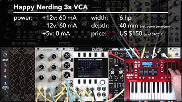 Happy Nerding 3x VCA 1/2: Demo, Overview, Mixing, and Enveloping
