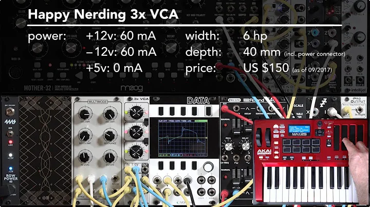 Happy Nerding 3x VCA 1/2: Demo, Overview, Mixing, and Enveloping