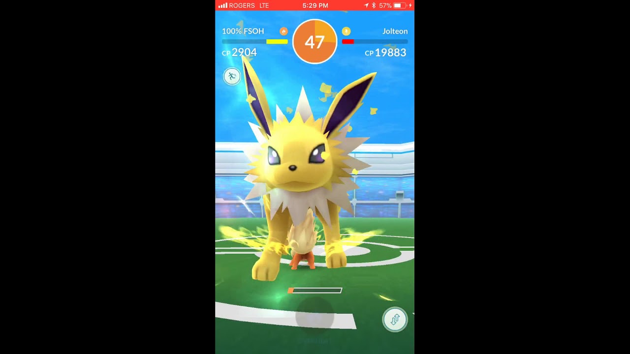 pokemon go jolteon raid