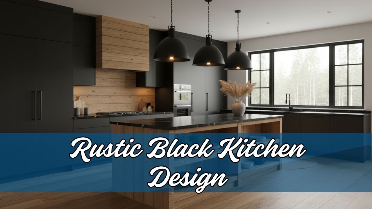Black Rustic Kitchen Ideas That Feel Warm, Bold, And Perfectly Modern Farmhouse Dark Kitchen Design