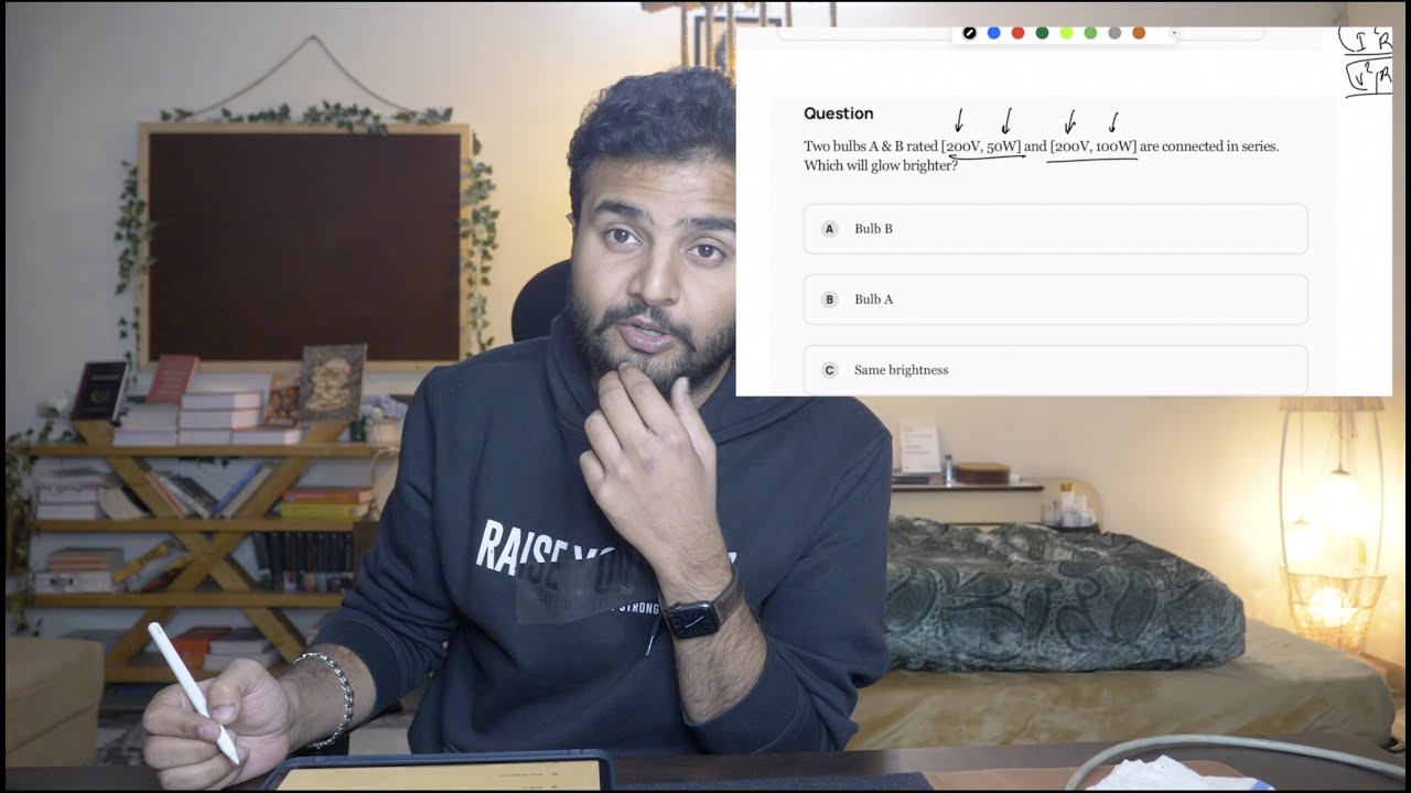 Power of Bulbs in series Devesh Jindal Physics Class 10th and