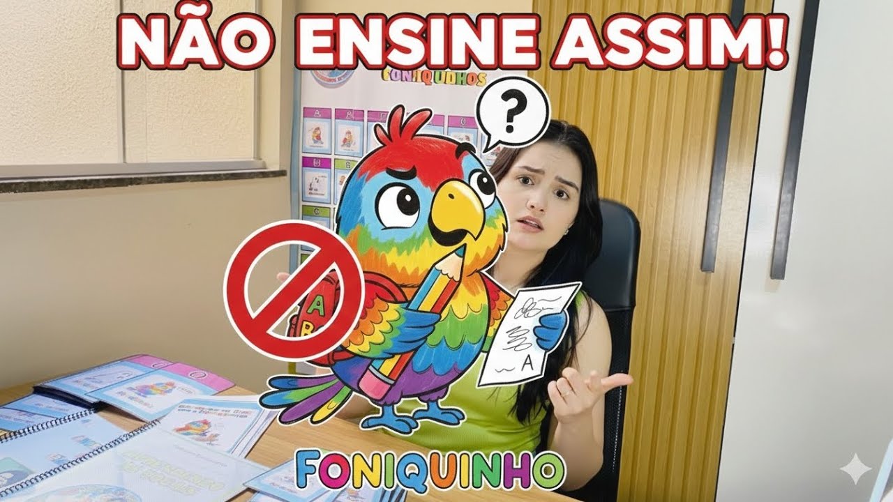 Por que não ensinar as letras na ordem alfabética 