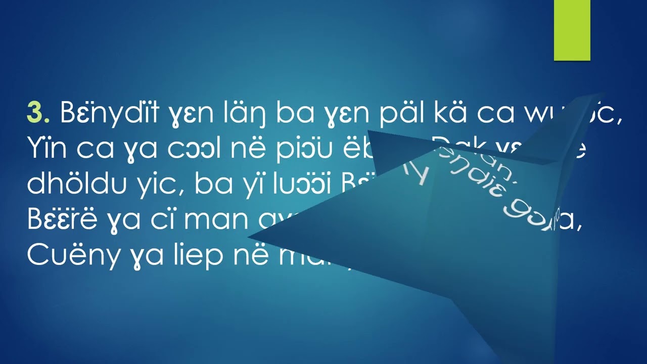 Awa yiin lang Benydit de weicie