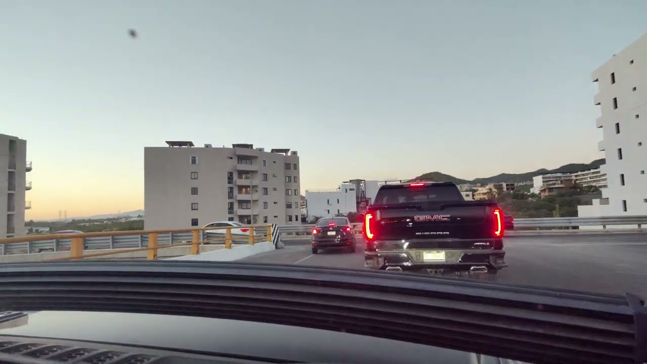 Pov driving in Los Cabos 