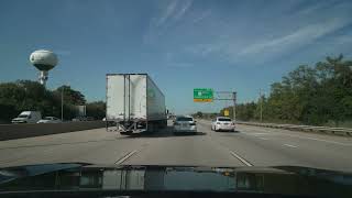 Downers Grove to I-355/I-290/I-90 Highways Arlington Heights (No Talk, No Music) 4K POV ASMR