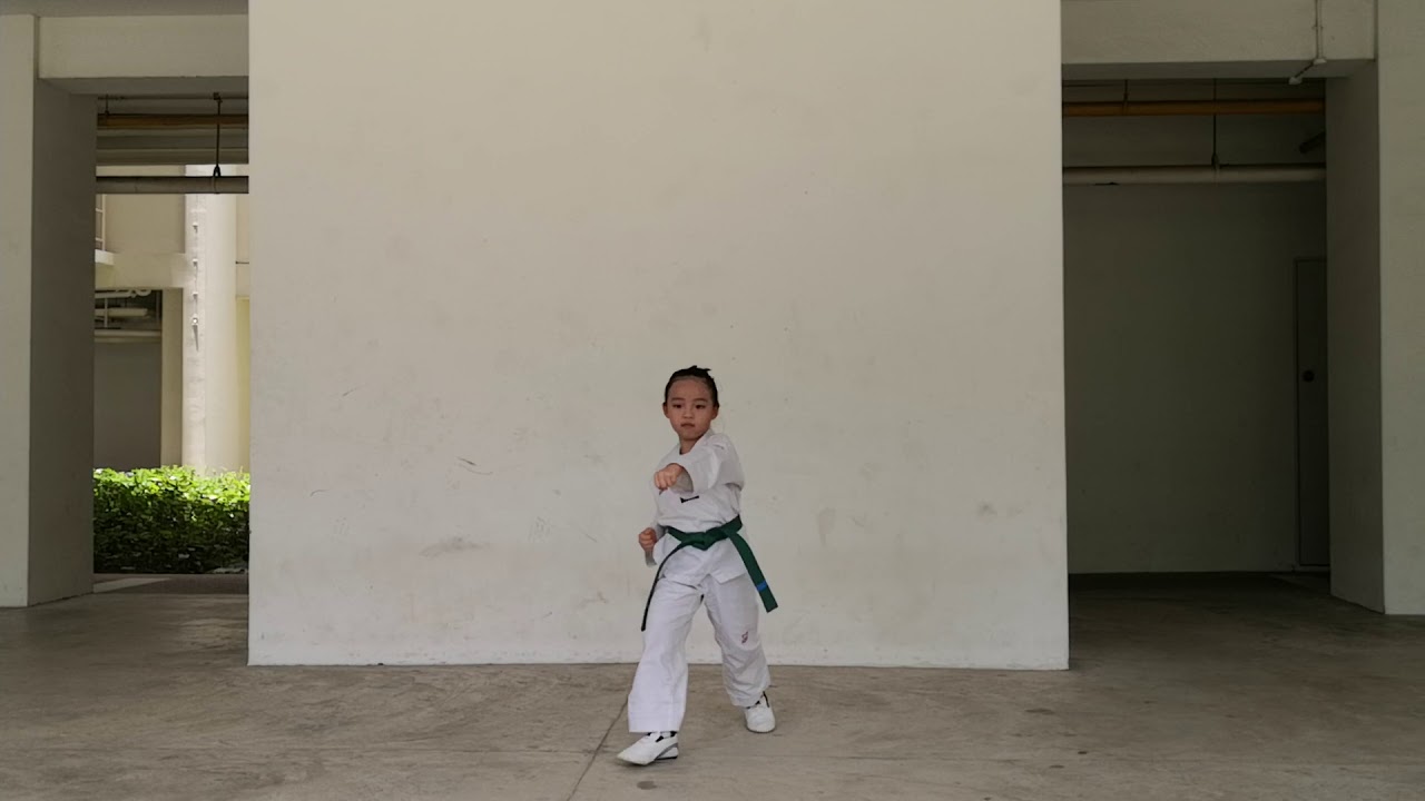 Taekwondo Blue Tip Pattern Grading YouTube