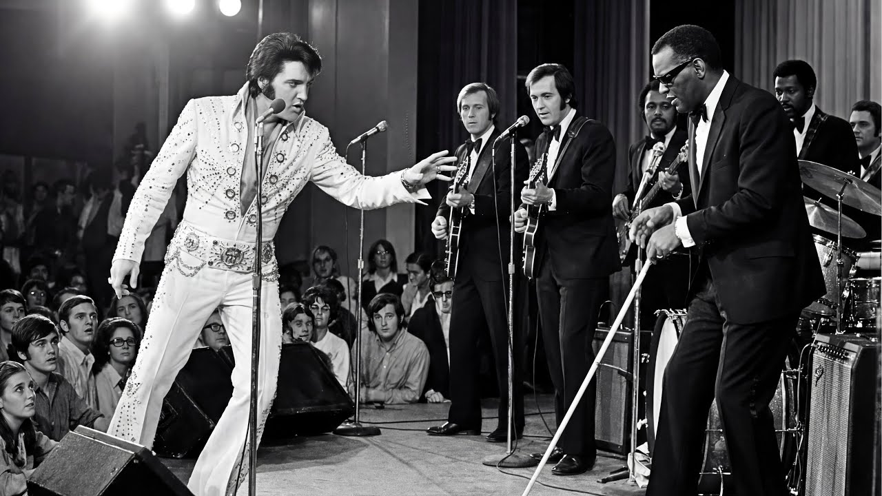 Elvis Presley STOPPED Concert When He Saw Ray Charles Struggling — What Happened Next Made 18000 Cry