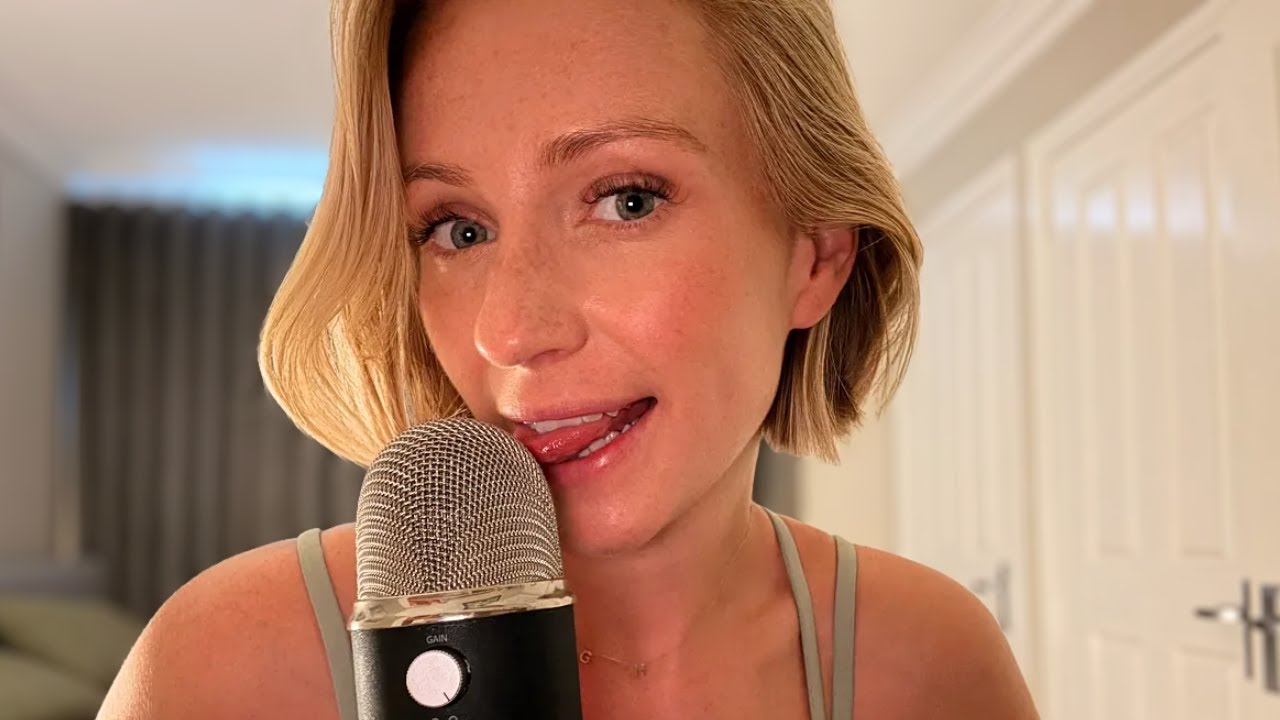 ASMR Mouth Sounds ON the Mic 👄 100% Sensitivity