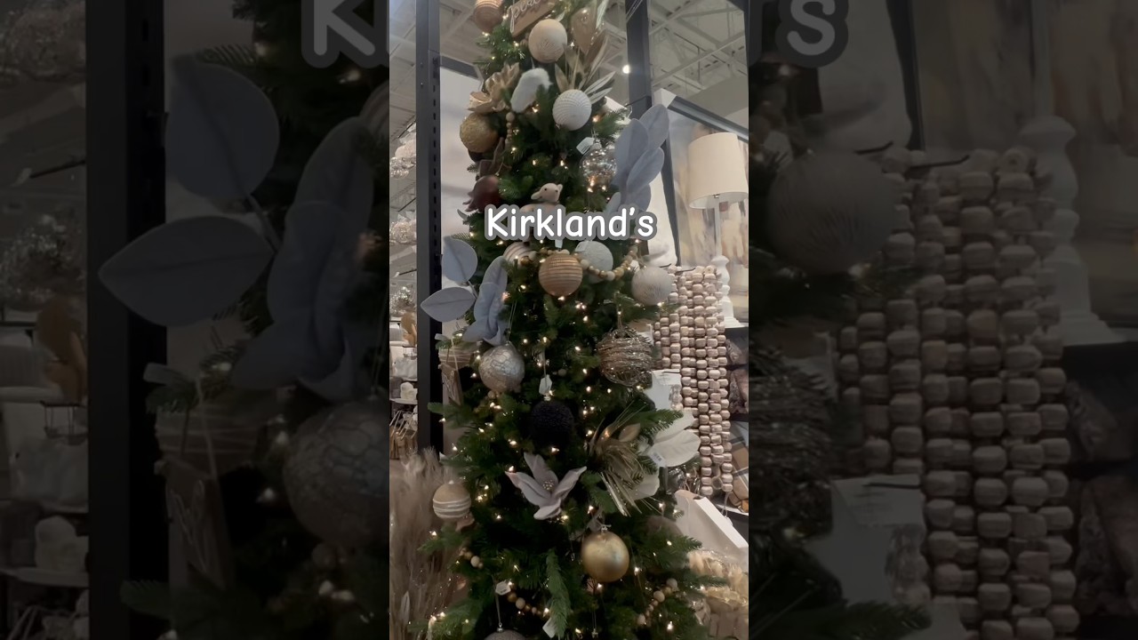 Christmas decorations at Kirkland’s 