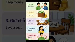 Collocations with keep in Vietnamese#languagelearning #learning #reels