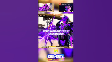 Mythic Spectre has finally got his SPECIAL EXECUTION in the New Season 10 Anniversary Update in CODM