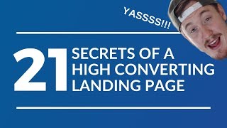 21 Secrets of a High Converting Landing Page
