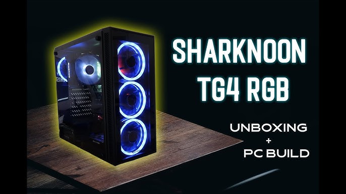 Sharkoon TG4 RGB Gehäuse | Kurzes YouTube und Unboxing - Gehäuse Review