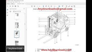 Hyundai 25Lc30Lc-7A 25Gc30Gc-7A Forklift Operators Manual 2023