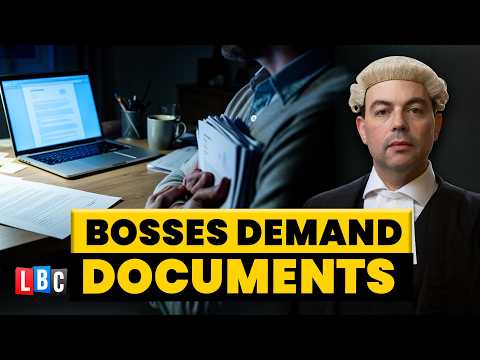 Video My ex bosses are demanding I return documents relevant to my tribunal claim [LBC Legal Hour]