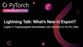 Lightning Talk: What’s New in Ex... Angela Yi, Tugsbayasgalan Manlaibaatar, Avik Chaudhuri & Yidi Wu