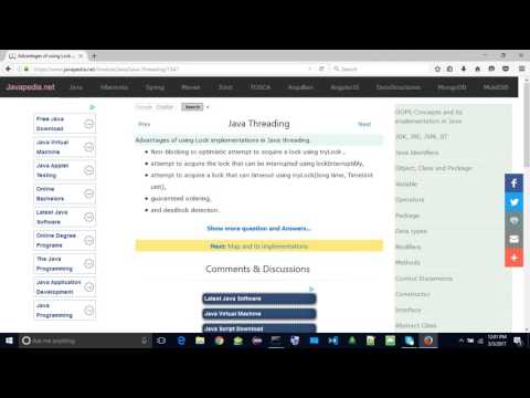 Advantages of using Lock implementations in Java threading. | javapedia.net