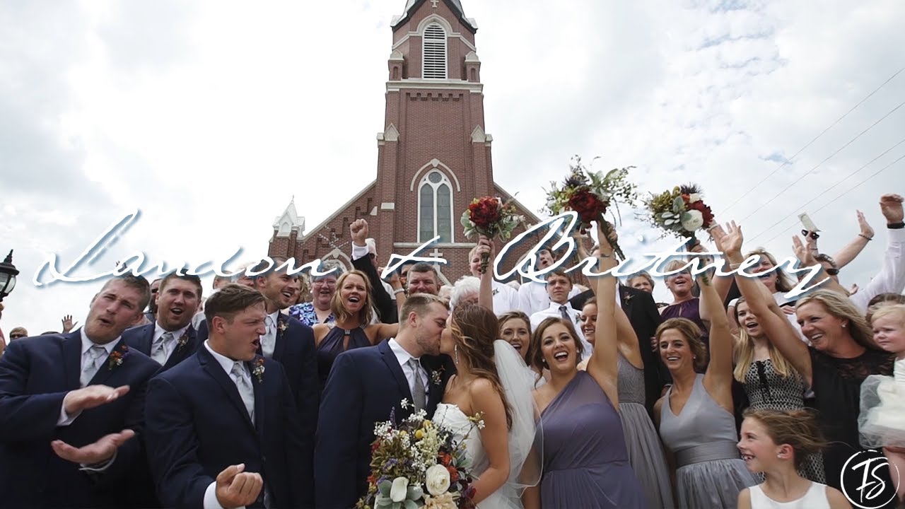 Awesome Wedding Fun! // St. Paul Catholic Church // Angelus Kansas
