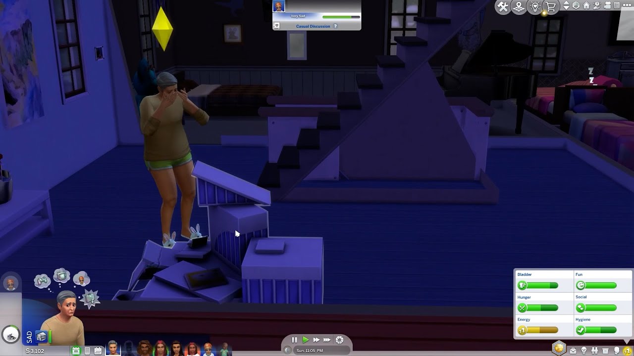 My Sims family is a mess - YouTube