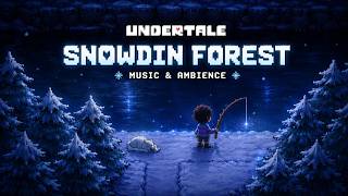 A Quiet Night in Snowdin Forest | Undertale Music & Ambience (3 Hours)