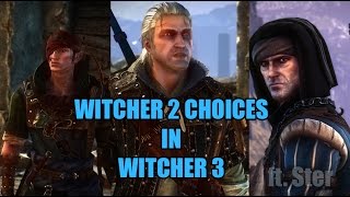 How I feel about Witcher 2 choices in Witcher 3