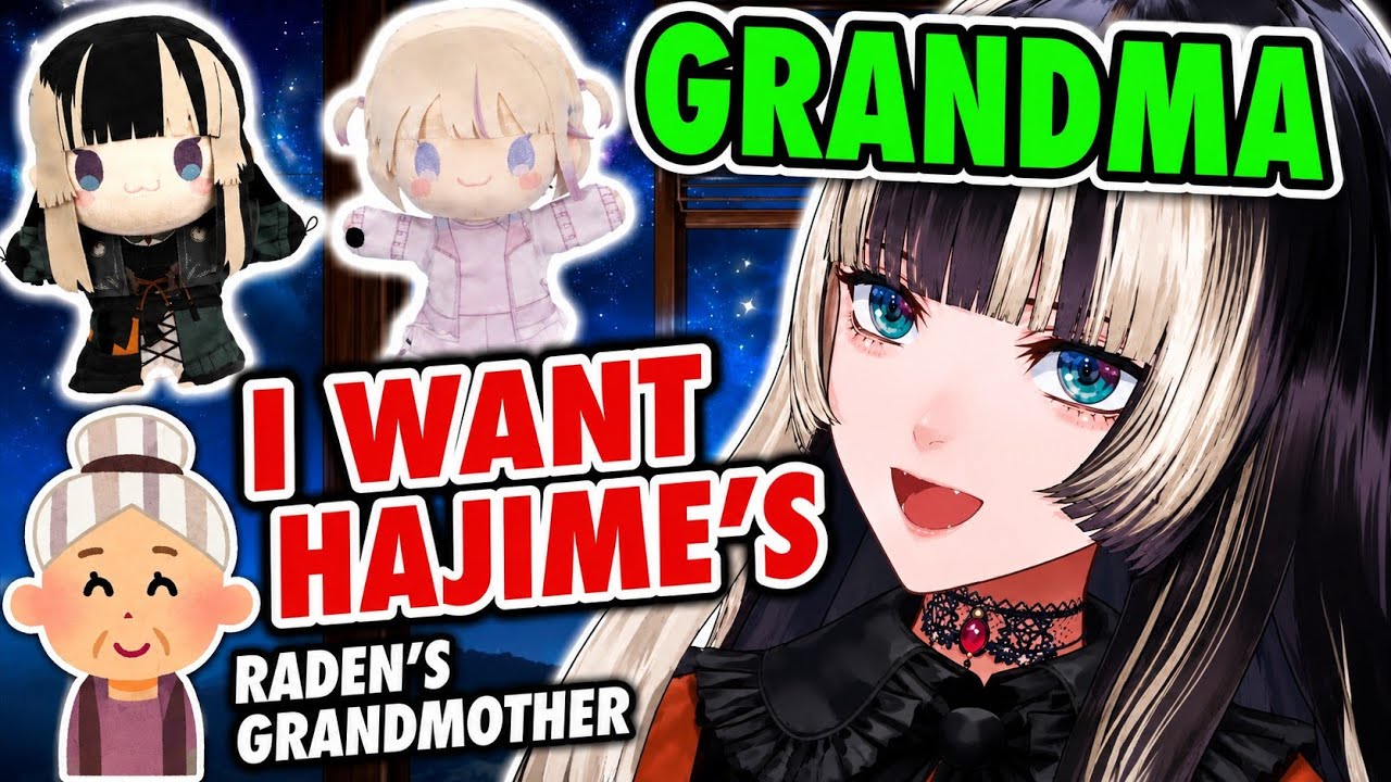 Raden's Grandma Is a Huge Hajime Fan【Hololive Clips】