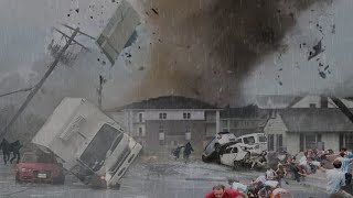 Трагедия в Китае сегодня! Гуанчжоу был парализован торнадо и гигантским градом!