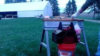 Bench test tuned pipe
