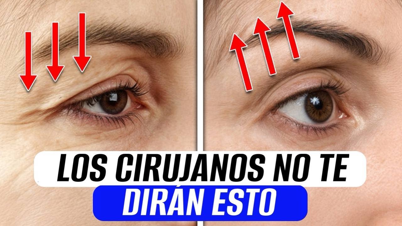 ¡Estos ejercicios salvan tus párpados!¿Cómo levantar los párpados caídos sin cirugía?