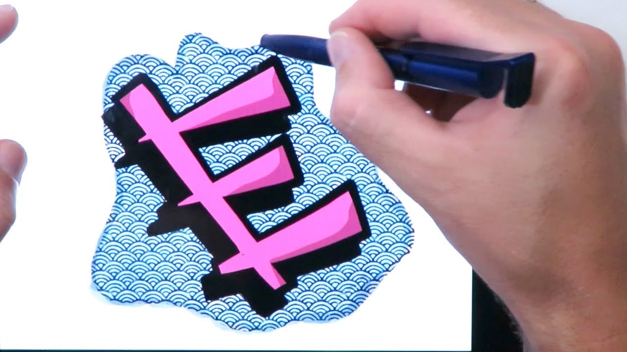 Como Desenhar Grafite Letra E Com Ipad