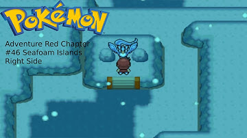 Pokemon Adventure Red Chapter #46 Seafoam Islands Right Side