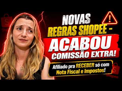 NOVA ATUALIZAÇÃO SHOPEE | AFILIADOS TEM QUE PAGAR IMPOSTO EM CIMA DE COMISSÃO EXTRA! #afiliadoshopee