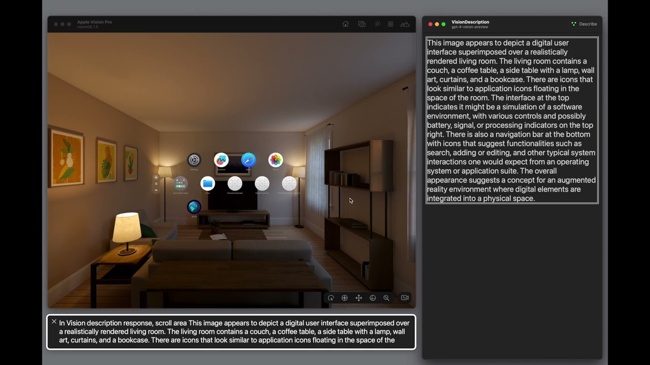 VoiceOver image description vs GPT4 Vision