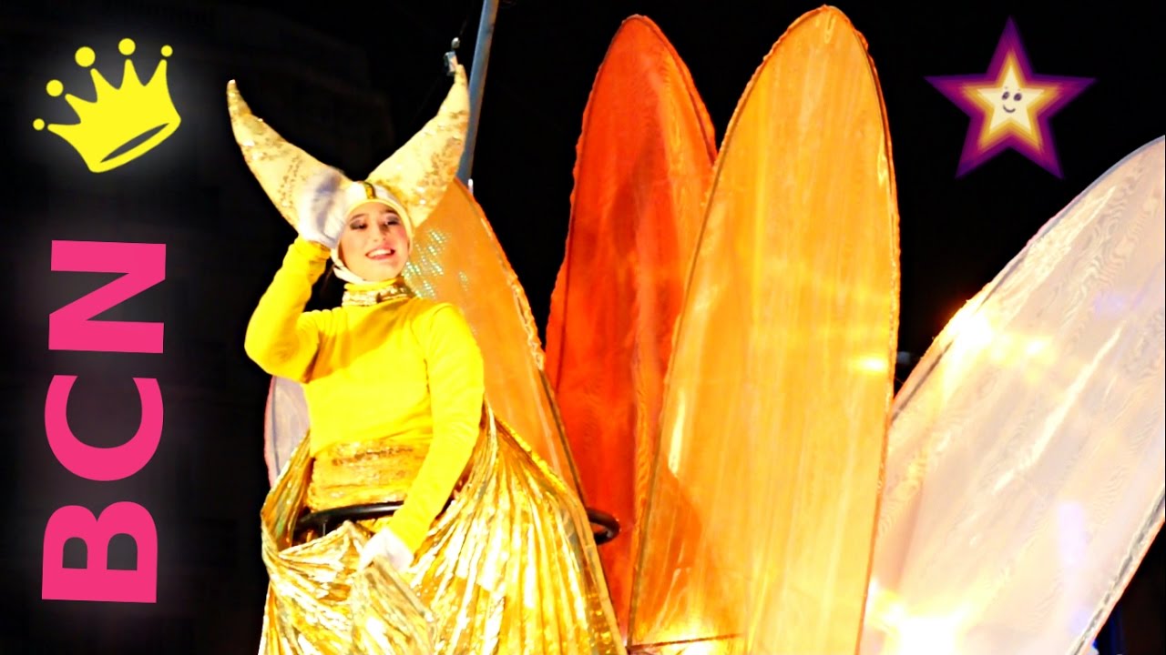 парад волшебных королей в Барселоне.